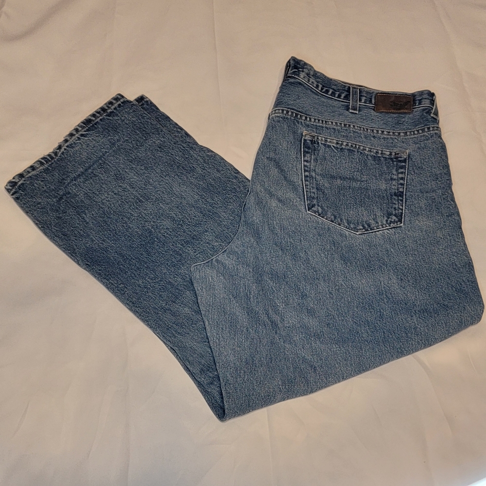 Arrow Blue Jeans‎ Co 42x30 Vintage Blue Denim 100% Cotton Work Farmer Deadstock